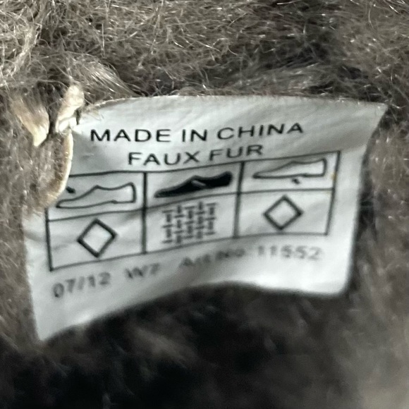 Crocs Women’s Eva Fur Lined Mule Clog Brown Slip On Size 7.0 - Picture 10 of 10